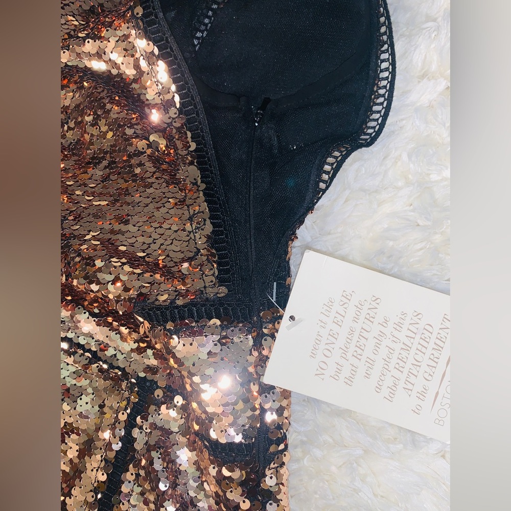 New Boston Proper Sequin Sparkle Dress size XS gorgeous - Picture 7 of 11